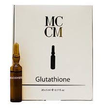 box of glutathion ampoules mccm